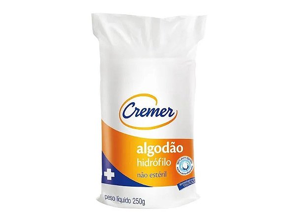 Algodão Hidrófilo em Rolo 250g – Cremer