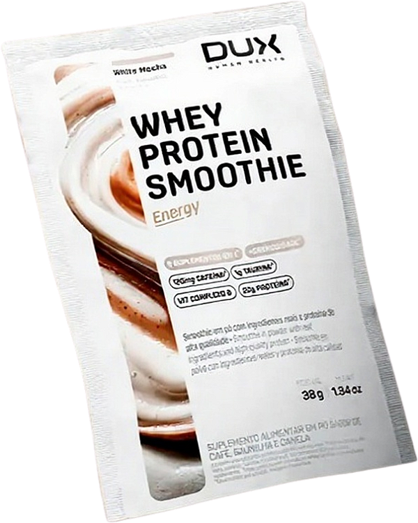 Whey Protein Smoothie Energy Sachê 38g White Mocha DUX (cx 10un)