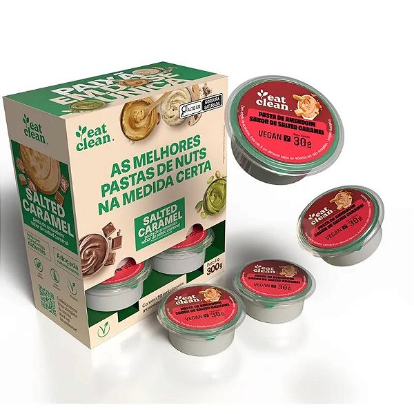 Pasta de Amendoim Salted Caramel Monodose Eat Clean - DUX Nutrition