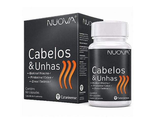 Nuova Cabelos e Unhas - Suplemento - 60 caps - Catarinense