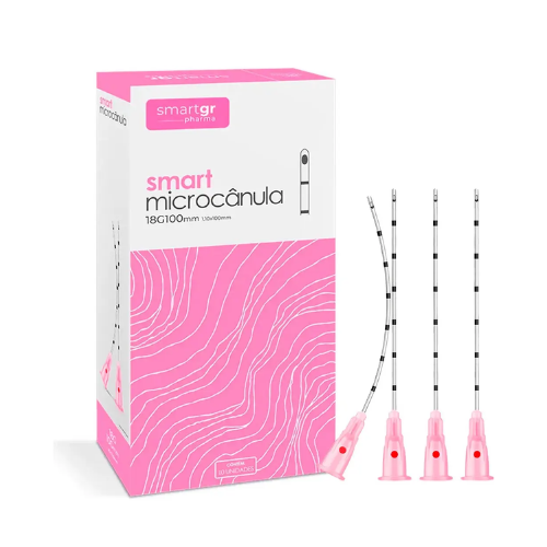 Cânula Smart GR 18G 70mm - Kit 10 Unidades