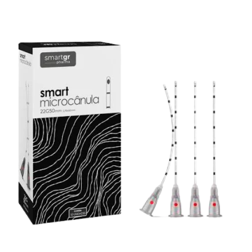Cânula Smart GR 22G 50mm - Kit 10 Unidades