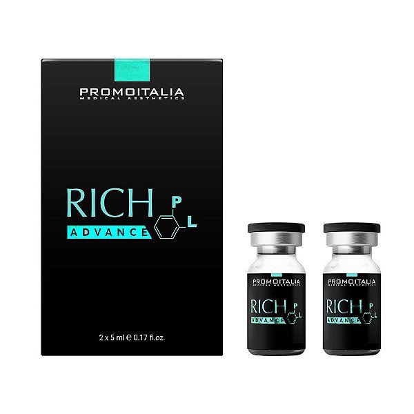 Bioestimulador Rich PL Advance 2x5ml - Plasma Rico em Plaquetas