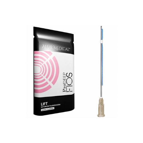 Fio de PDO Espiculado 19G 100x150mm - Kit 4 Unidades