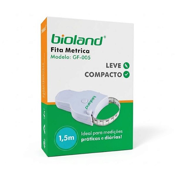 Fita Métrica Antropométrica Bioland GF-004 150 cm com Disco de IMC
