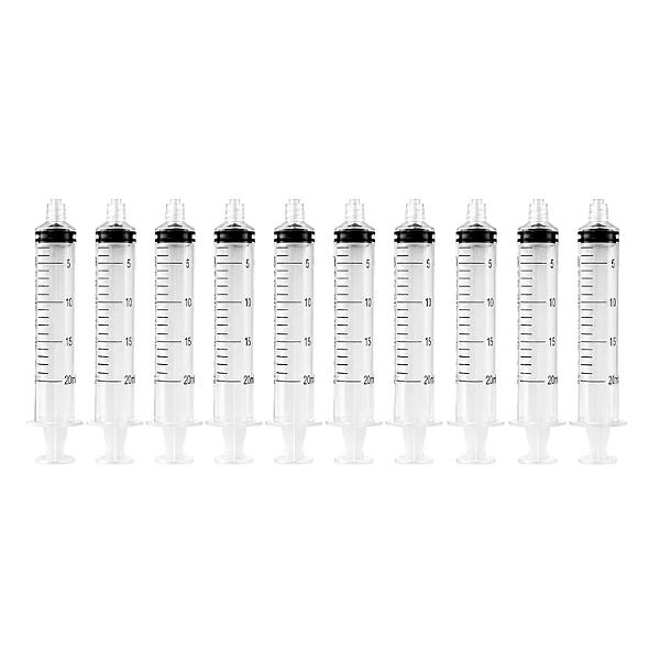 Seringa Descartável 20ml Luer Lock Injex 20 unidades - Injex