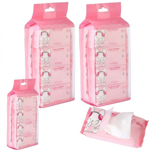 2 x Vivai - Lenço Removedor Calmante Camomila e Aloe 5071