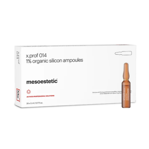 Silício Orgânico X.prof 014 Mesoestetic 1% - 20 Ampolas de 5ml