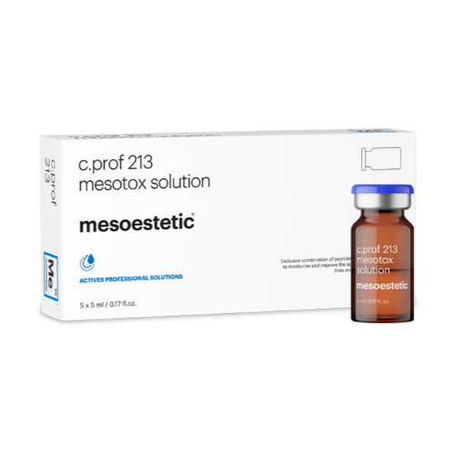 Mesotox Solution c.prof 213 Mesoestetic Peptídeos - 5 Frascos 5ml