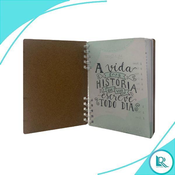 Agenda P/ Sublimação Capa em MDF