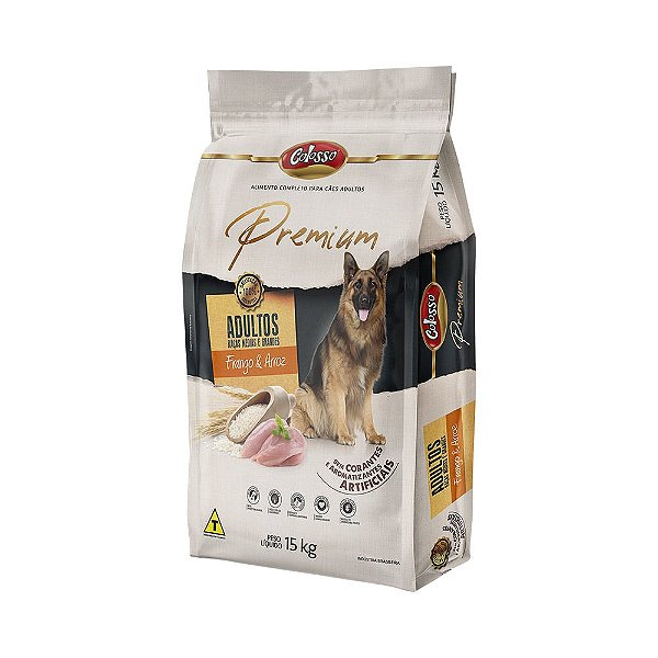 Ração Colosso Grande Porte Frango e Arroz 15KG