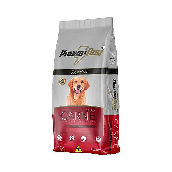 Ração PowerDog Adulto Carne 15KG - 25KG