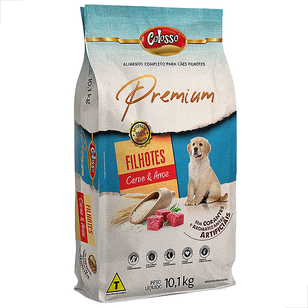 Ração Colosso Filhote Carne e Arroz 10KG
