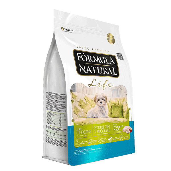 Ração Fórmula Natural Life Filhotes Minis e Pequenos 7KG - 15KG