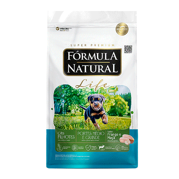 Ração Fórmula Natural Life Filhotes Médio e Grande 15KG