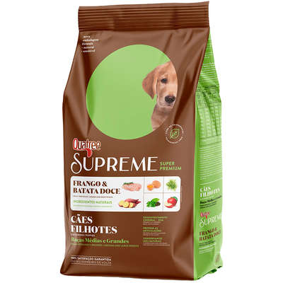 Ração Quatree Supreme Filhote Médias e Grandes Frango e Batata Doce 10KG - 15KG