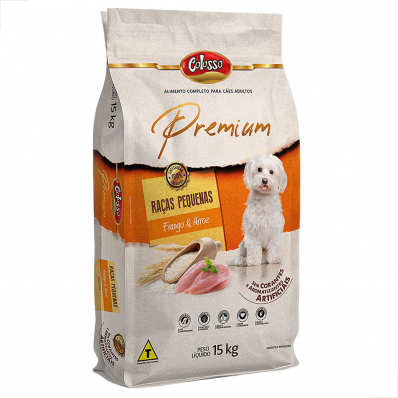 Ração Colosso Raças Pequenas Frango E Arroz 15KG