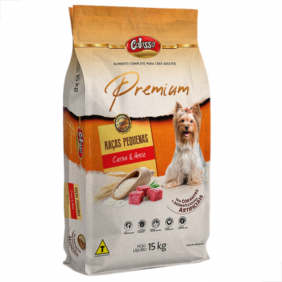 Ração Colosso Raças Pequenas Carne e Arroz 15KG