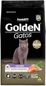 Ração Golden Gato adulto Salmão 3KG - 10KG