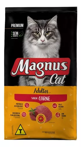Ração Magnus Gato Adulto Carne 10KG - 20KG