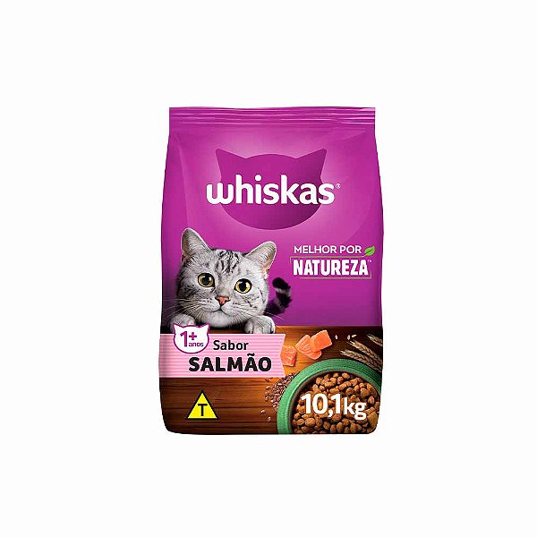 Ração Whiskas Gato Adulto Salmão 10KG
