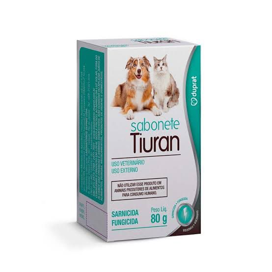 Tiuran Sabonete Cães e Gatos 80g