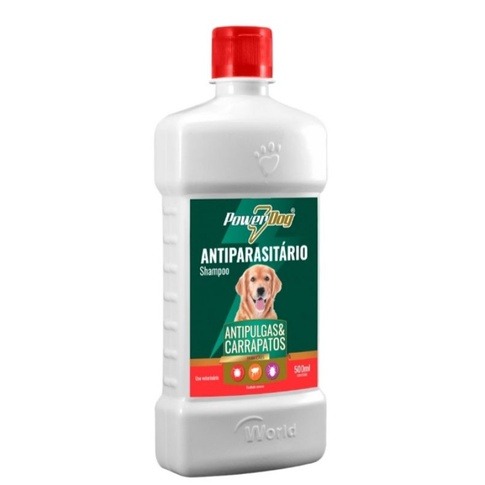 Shampoo PowerDog Antiparasitário Antipulgas 500ml