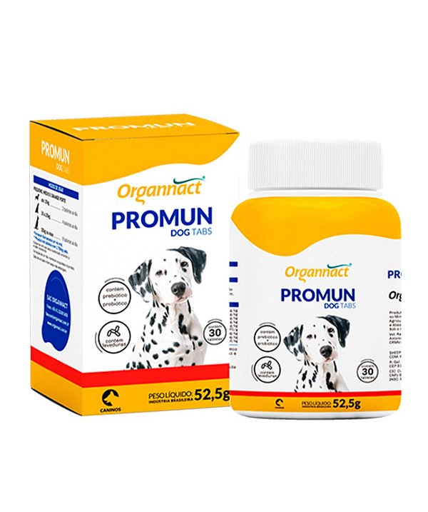 Promun Dog Suplemento Organnact 30 Tabs