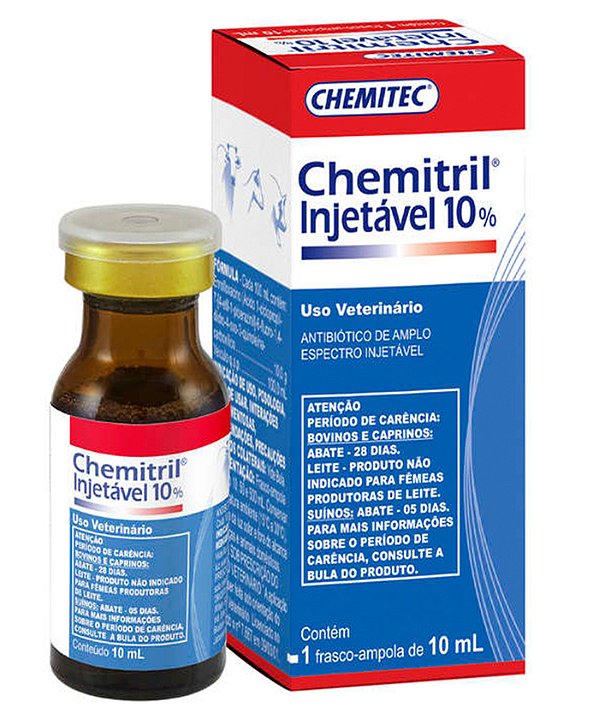 Chemitril Injetável 10% 10ML