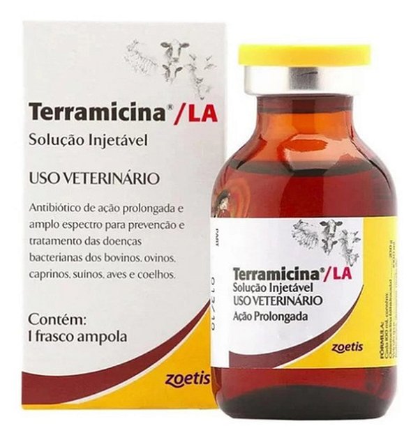 Terramicina L.A. Injetável 20 mL