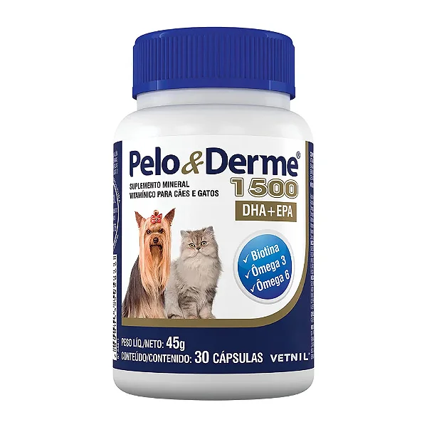 Pelo e Derme 1500 30 Comprimidos