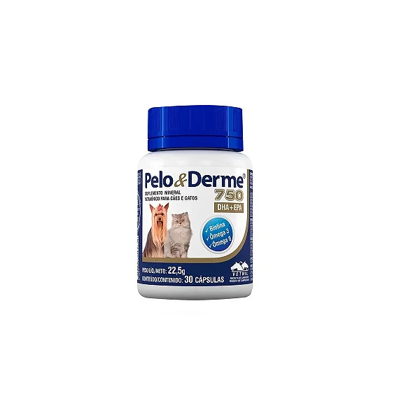 Pelo e Derme 750 30 Comprimidos