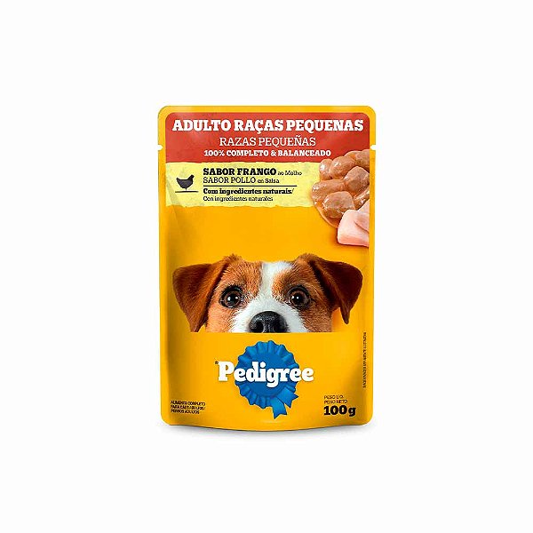 Sachê Pedigree Raças Pequenas - Frango ao Molho 100g