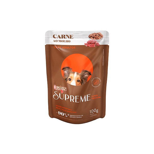 Sachê Quatree Supreme Cães - Carne 100 g