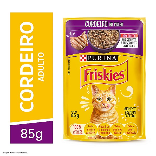 Sache Friskies Cordeiro ao Molho 85g