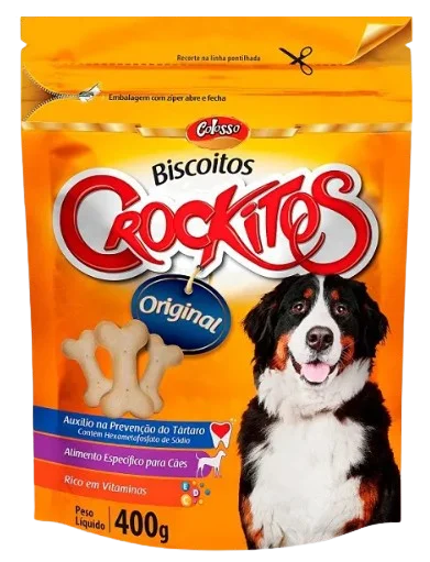 Biscoito Crockitos Colosso Original 400g