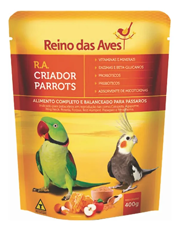 Criador Parrots R.A. 400g