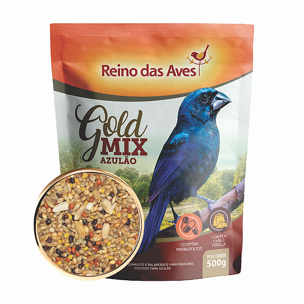 Gold Mix Azulão 500g