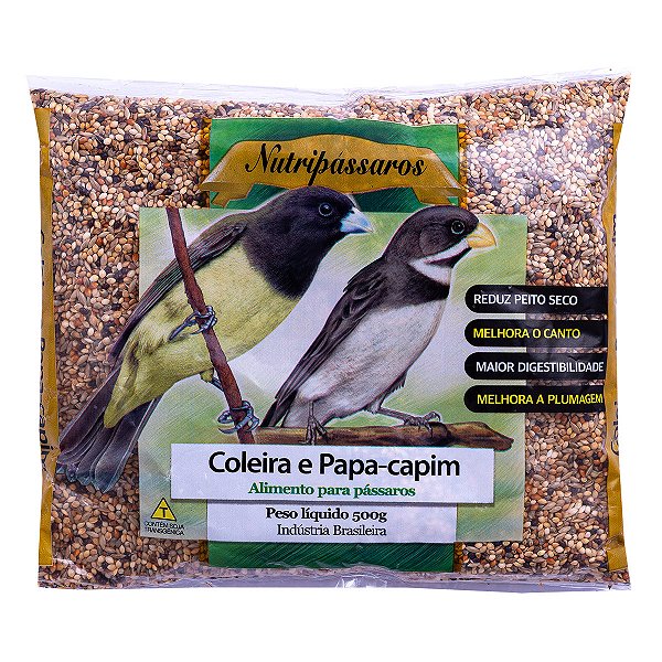Coleira e Papa‑Capim Nutripássaros  – 500 g