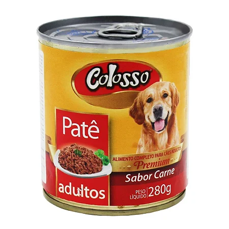 Patê Colosso Adulto Sabor Carne 280G
