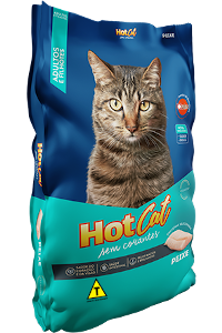 Ração Hot Cat Gato Filhote E Adulto Peixe 10KG - 20KG