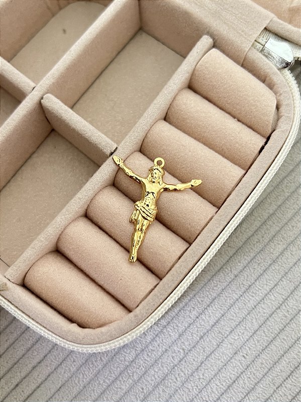 Pingente Cristo Redentor - Banhado a Ouro