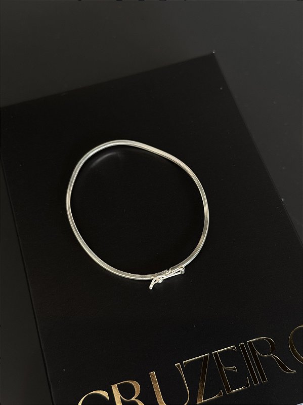 Bracelete Torcido  - Prata 925