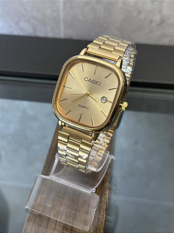 Relógio Casio Vintage Dourado