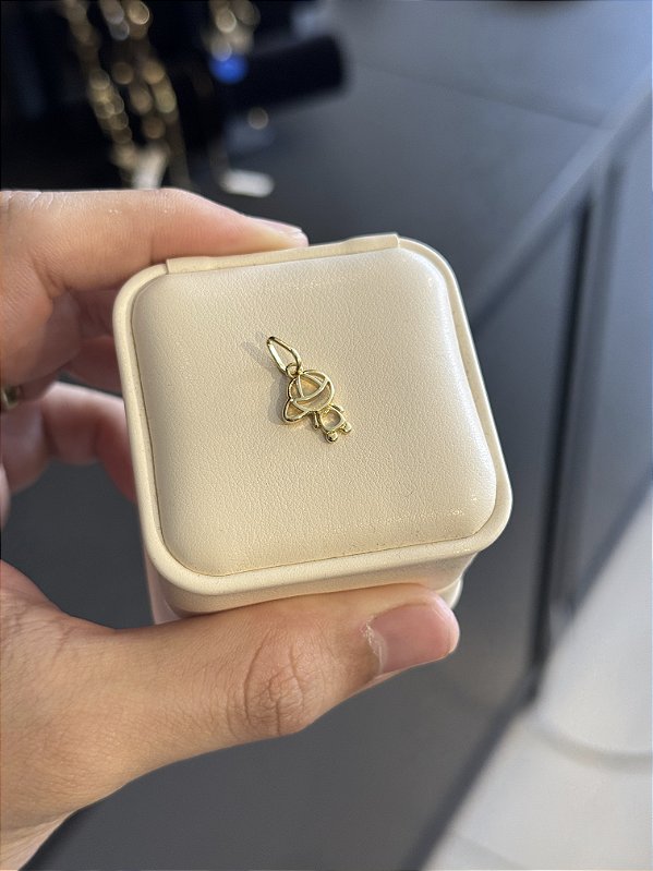 Pingente Menino - Banhado a Ouro
