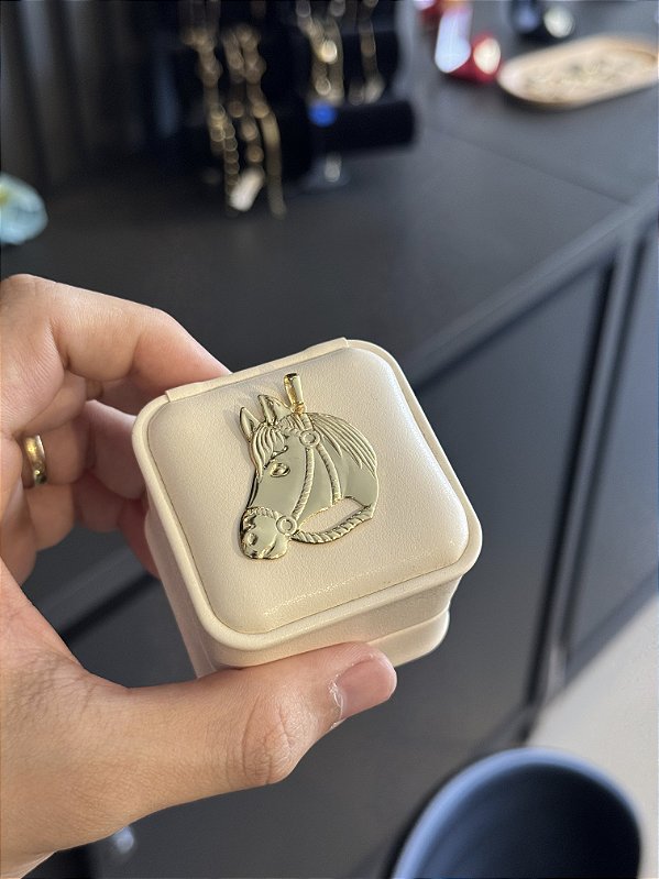 Pingente Cavalo - Banhado a Ouro