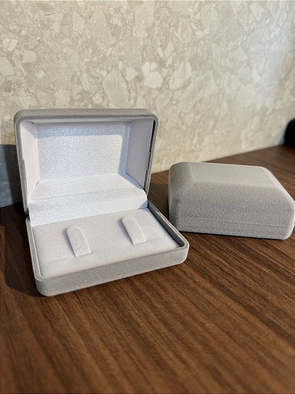 Porta Alianças Cinza