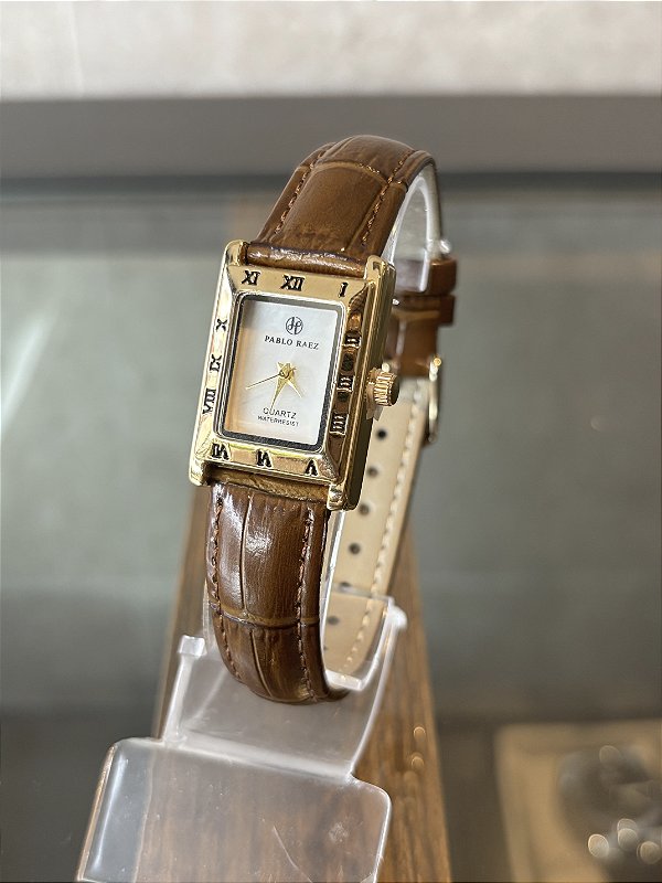 Relógio PR Croco Caramelo