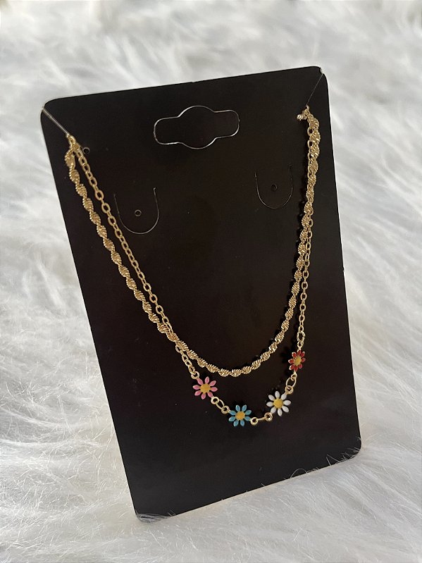 Colar florzinhas