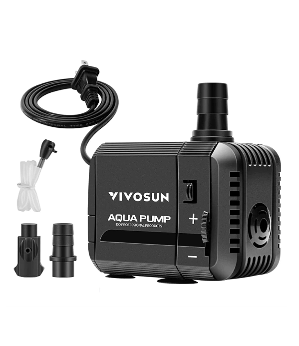 Bomba Submersa 800L/h 8W - 110v com Regulagem de Fluxo